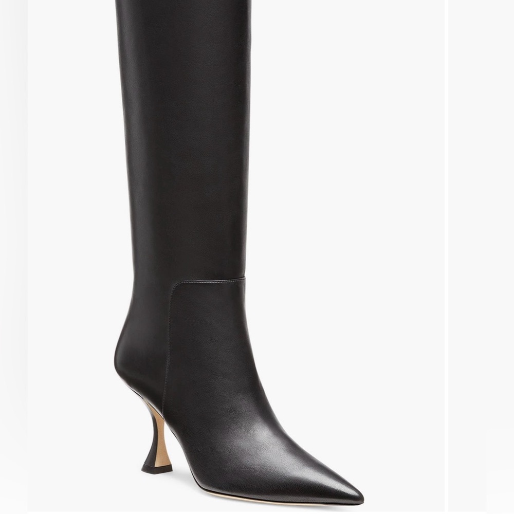 Stuart Weitzman Black Heeled Boots
